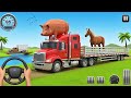 Best Farm Animal Truck Transport Simulator - Real Zoo Transporter Truck Driving Ep2