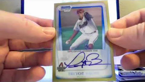 2011 Bowman Draft Group Case Break RECAP 1 Trevor Bauer Gold auto
