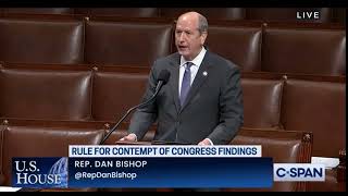 4.6.22 Floor Remarks Contempt Resolution Rule