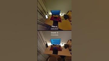 Pico 4 VS. Quest 3 - Passthrough Comparison #pico4 #quest3 #passthrough