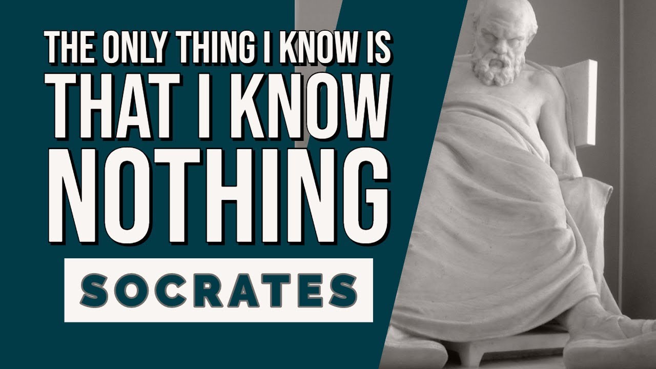 Philosophical Quotes: Socrates #1 (I Know That I Know Nothing)