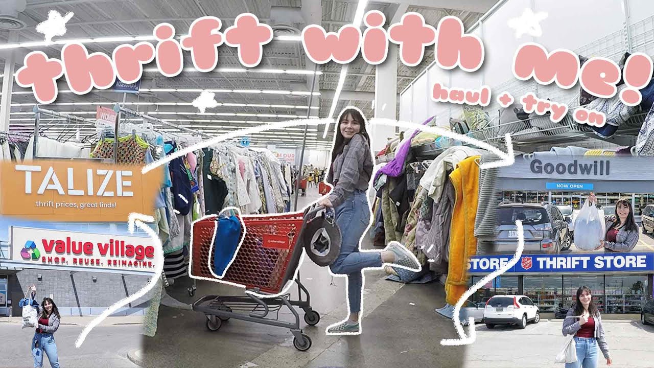 Thrift With Me!! at Toronto's THRIFTING EPICENTRE | Massive Haul + Try On!