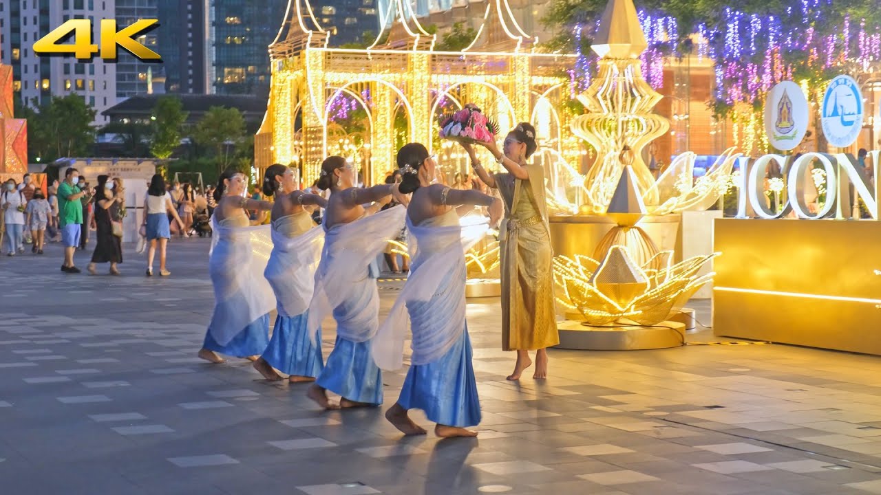 【4K】Loy Krathong Festival 2021 - ICONSIAM Bangkok ลอยกระทง