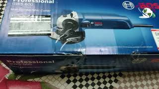 BOSCH GWS 600 Professional 100mm Grinder , Wheel Guard, Wheel Wrench , Auxliary Handle