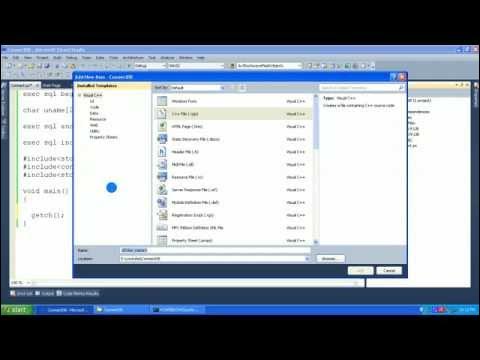 Tutorial-01Connecting to Oracle Database in C(PRO*C) - YouTube