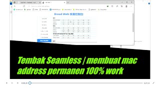 Nembak seamless | Cara membuat MAC Address BOLT Bl201 menjadi permanen