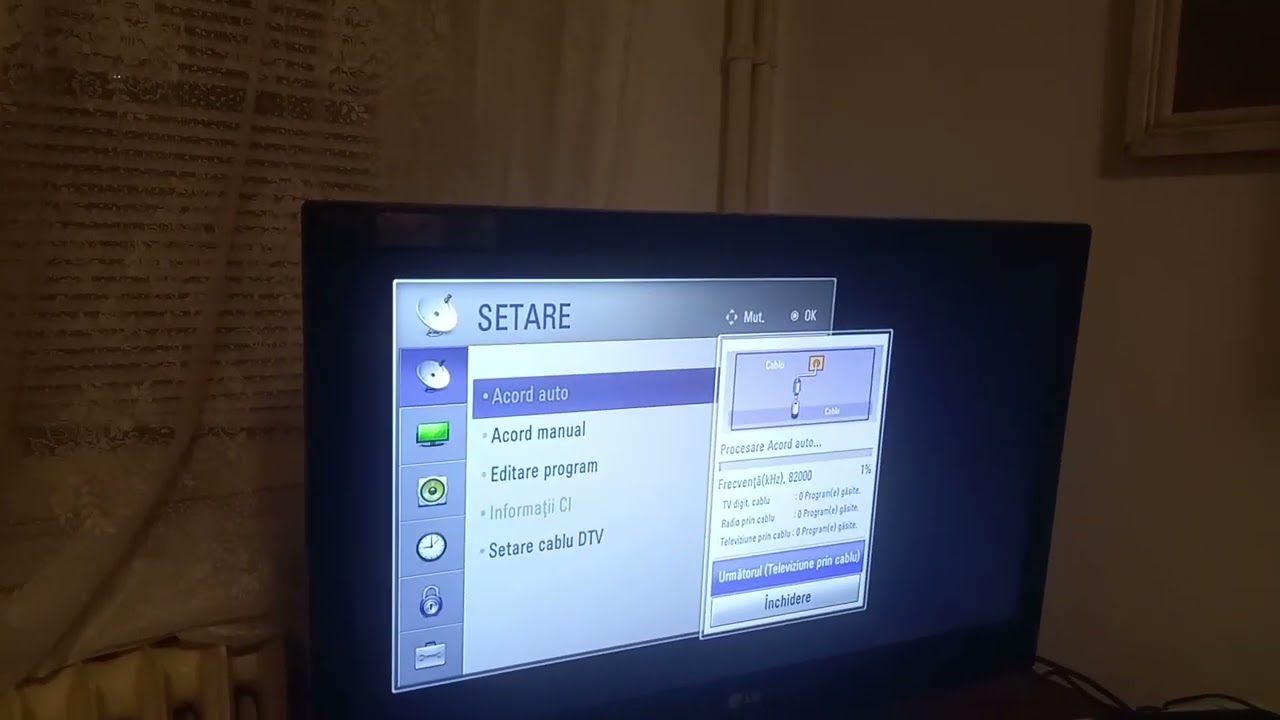 Cum să instalați Canalele DIGI TV pe un TV LG din 2012