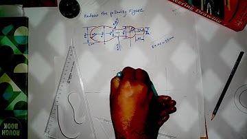 Redraw given figure HANDLE. #automobile #mechanical #graphics #drawing