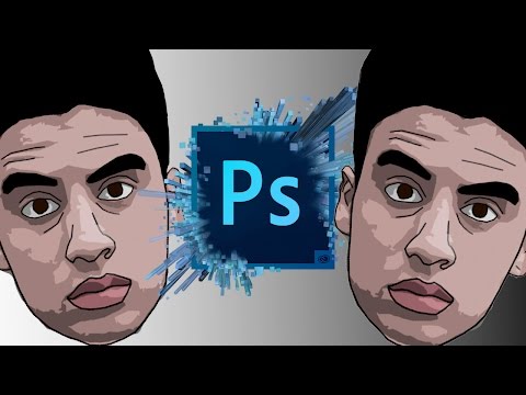 HOW TO MAKE A CARTOON IN PHOTOSHOP CC  (EASY)  UPDATE