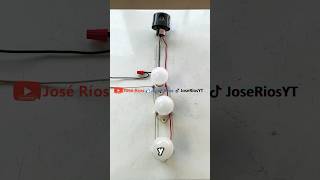 Conexión de 3 lamparas con Fotocelda #joserios #electricidad #fotocelda #lamparas