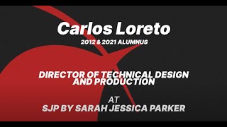 Carlos Loreto 👉🏼 SJP by Sarah Jessica Parker (2012 & 2021 Alumnus Arsutoria School🏅)