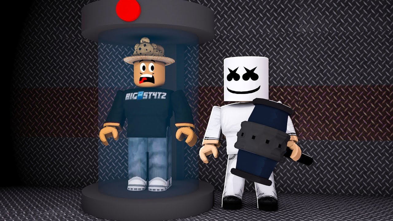 Marshmello Joins My Game Roblox Flee The Facility Youtube - my plushie plays a game for me roblox flee the facility youtube