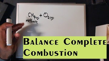 Balance Complete Combustion Reaction of Methane