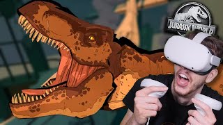 JURASSIC WORLD IN VR!!! - Jurassic World Aftermath VR Oculus Quest 2 | Part 1 screenshot 2