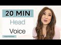 Head voice warm up vocal exercises to sing higher notes