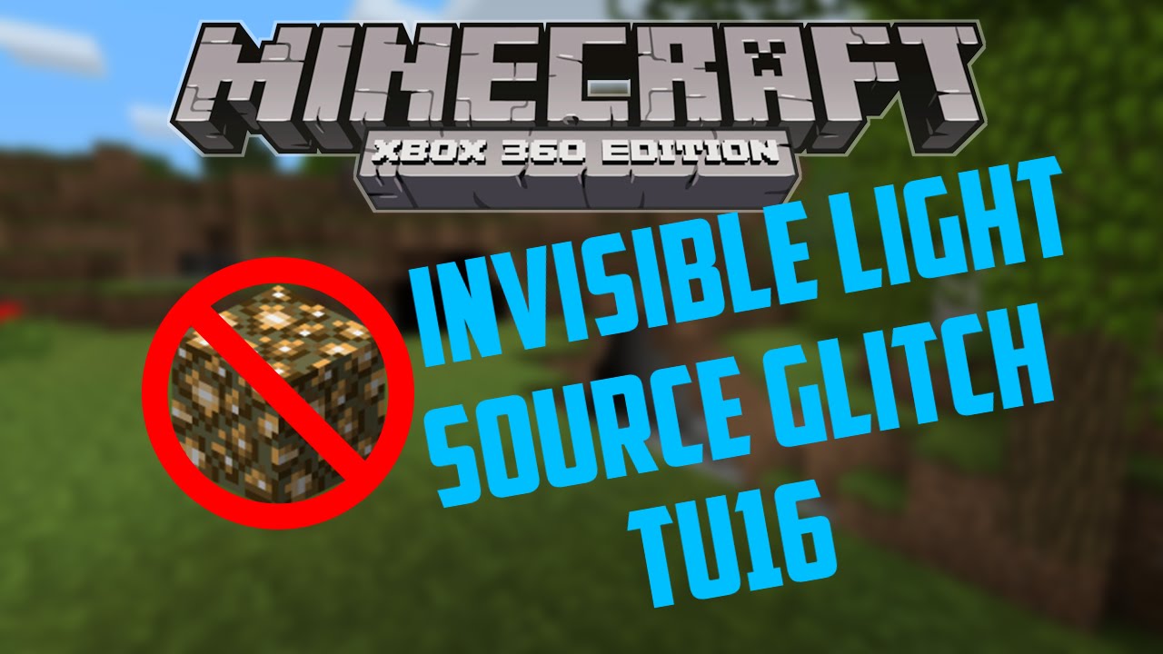 Minecraft Invisible Light Source Glitch. Still