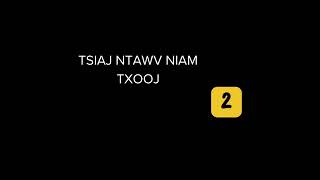 Tsiaj Ntawv Niam Txooj - Hmong Double Vowels