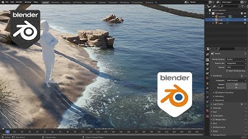 Easy Realistic Procedural Beach In Blender - Beginner Tutorial