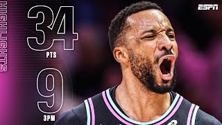 9 3-Pointers Norman Powell Goes Off For 34 Pts In Heats Win Over The Pelicans Nba On Espn