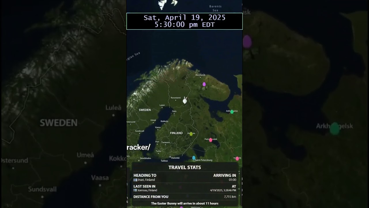 Easter Bunny Tracker 2025