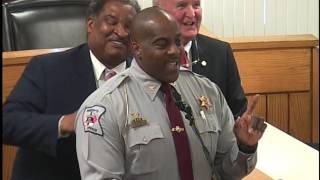 Commissioners Hold Press Conference To Thank Retiring Sheriff, Discuss Transition of Authority