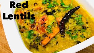 RED LENTIL DAHL WITH VEGETABLES | HOW TO COOK DAAL | Masoor Dal Recipe
