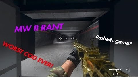 F*ck Modern Warfare 2, Game took 3 years and 3,000 devs for this Pathetic game (MW2 Rant)