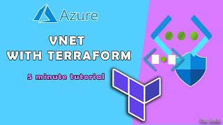 Terraform Tutorial | Azure Virtual Network [VNET] with Terraform IN 5 MINUTES