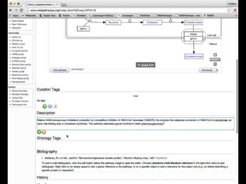 WikiPathways: Create a pathway, part 3