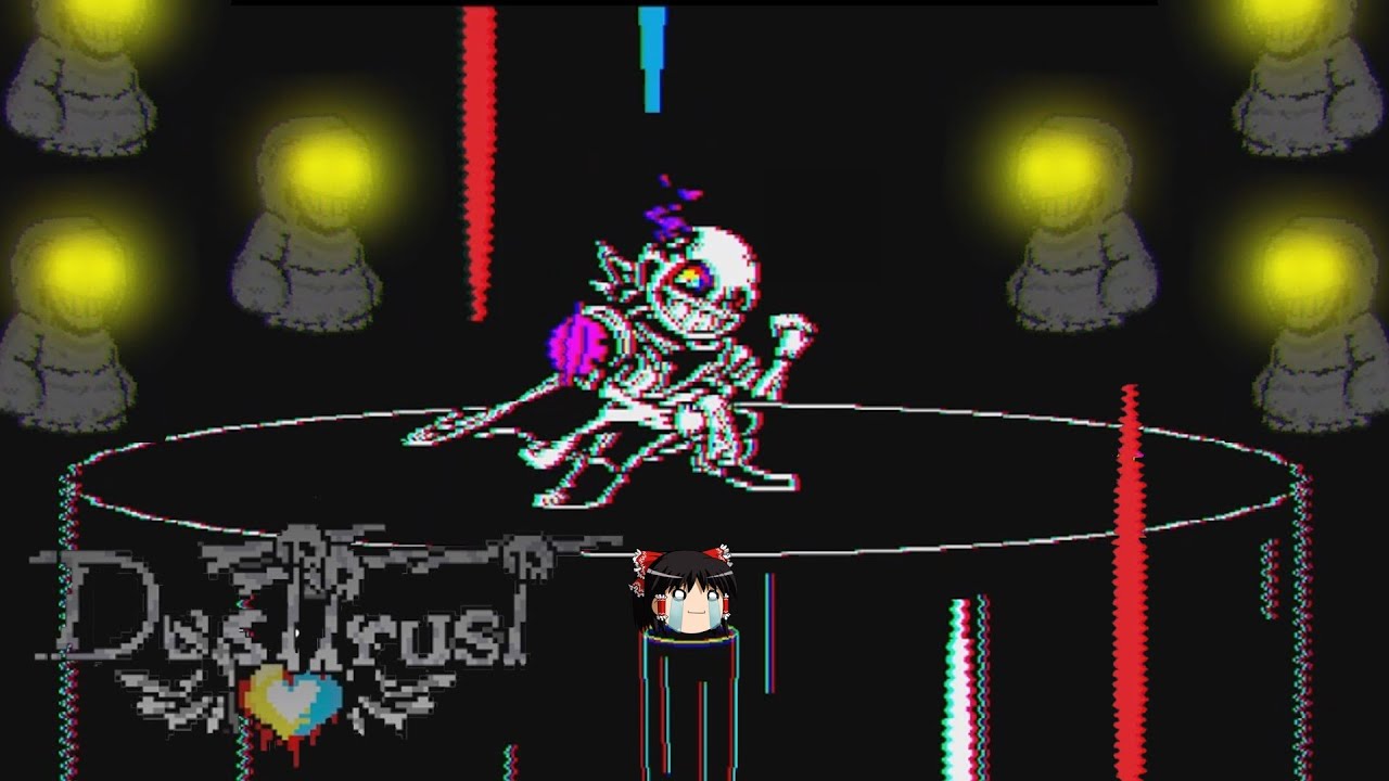 ゆっくり実況】【日本語訳】Dusttrust Sans Fight Phase2 by QK - YouTube