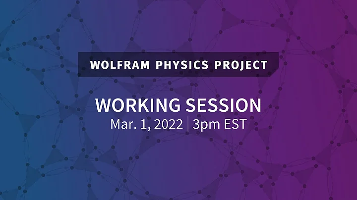 Physics Project Working Session: Tuesday, Mar. 1, 2022 Observer Theory