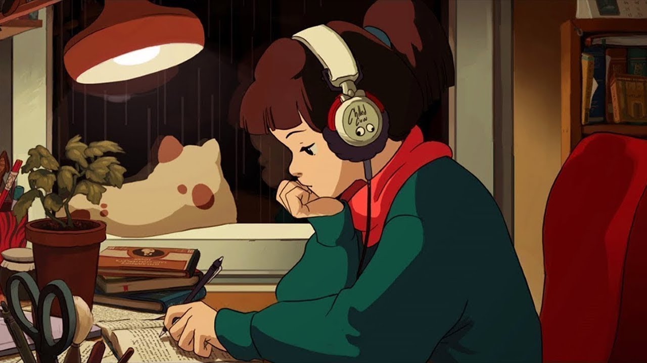 Lo-Fi Hip-Hop Radio Beats Girl.