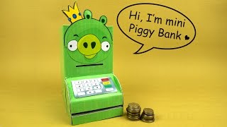 How to make an ATM PIGGY BANK with Secured Card - Just5mins