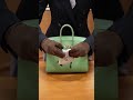 Bag 54: Vert Criquet is the freshest green ever! 🍏✨#vertcriquet #birkin25 #unboxing #luxury #hermes