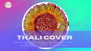 Decorative Traditional Gota Organza Thali Lauta Cover Pooja Thali Handmade Aarti Thaal Cover
