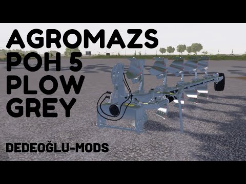 FS 20 Plow Agro Masz Poh 5 GREY Mod / Agro Masz Beşli Gri Saban Modu
