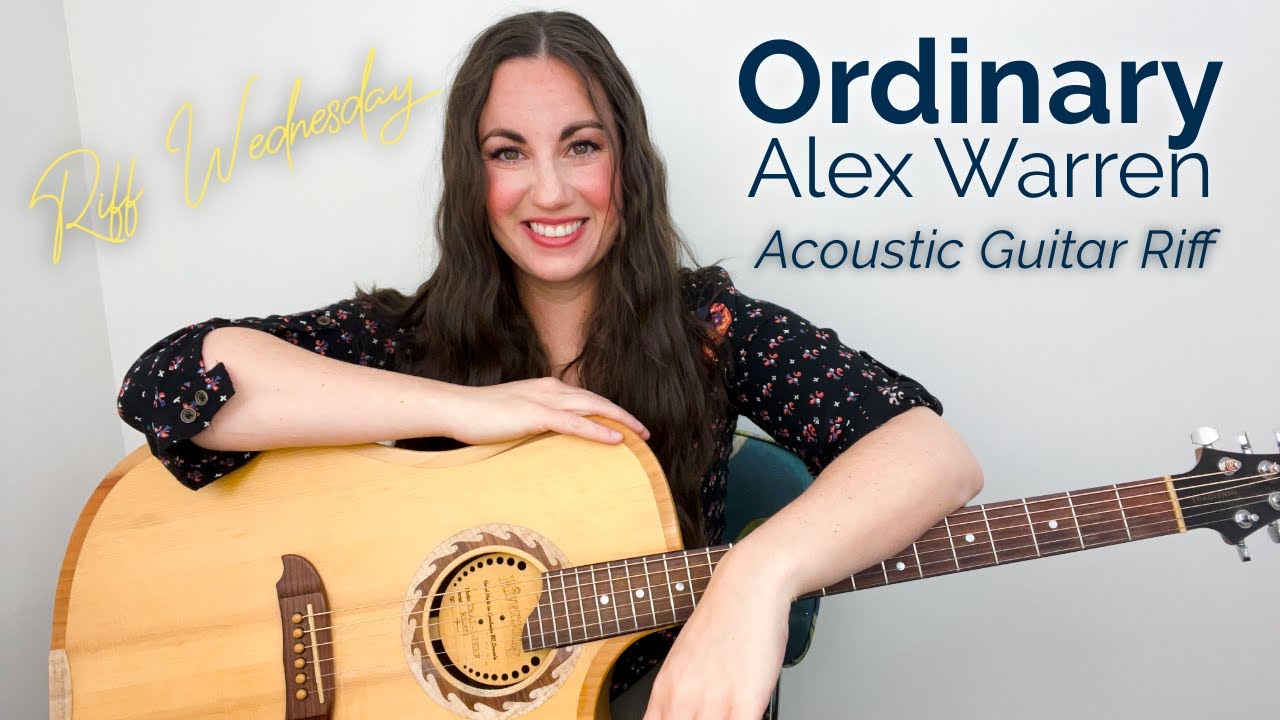 Ordinary – Alex Warren (Guitar Riff Tutorial)