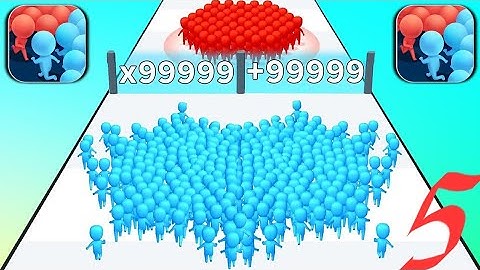 COUNT MASTER - Gameplay Walkthrought #5 (iOS, Android) All Levels // Best Mobile Offline Game