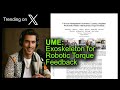 UME: Exoskeleton for Robotic Torque Feedback