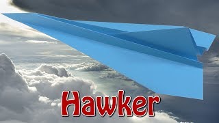 Бумажный самолёт Hawker | Paper airplane Hawker