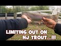 Catching MY LIMIT of NJ TROUT...!!! (TAGGED Fish Won Me A PRIZE)