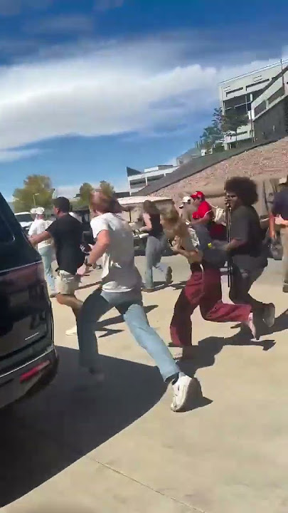 Download lagu Charlie Kirk Carried Away After Being Shot at Event