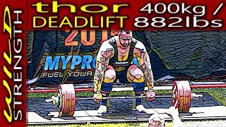 Hafthor Bjornsson aka The Mountain - Deadlift 400kg (882lbs) - Comfortably!