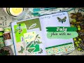 PLAN WITH ME JULY 2022 🌿: caterpillar theme in green