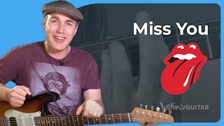 Miss You by The Rolling Stones | Guitar Lesson