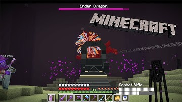 Minecraft || Killing the Ender Dragon With Planes, Guns and Magic!