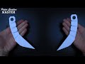 How to make a karambit knife from paper