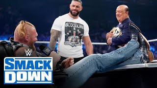 Lesnar returns for the Universal Title Match Contract Signing with Reigns: SmackDown, Oct. 15, 2021