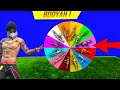 Spin the wheel challenge in garena free fire