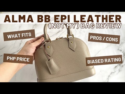 Louis Vuitton Alma BB Review & Mod Shots - Turquoise Epi Leather